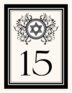 Gingee Star of David Jewish Table Numbers