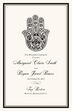 Hand of Miriam Jewish Wedding Programs