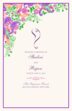 Paisley Garden - Pink & Purple Wedding Programs