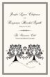 Branched-Two Trees Wedding Programs