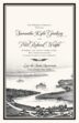 Lake Front Contemporary and Classic Wedding Programs