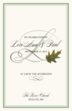 Wispy Oak Leaf Autumn/Fall Leaves Wedding Programs