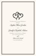 Linked Hearts Wedding Programs