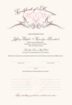 Lovebirds Birds and Butterflies Wedding Certificates