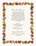 Colorful Leaves Border 01 Autumn Leaves Wedding Certificates