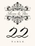 Merlin's Monkey Contemporary and Classic Table Numbers