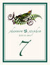Petey Boy Birds and Butterflies Table Numbers