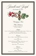 Mistletoe Winter, Snowflake, and Holiday Menus