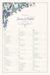 Paisley Ocean Beach and Seashell Wedding Seating Charts