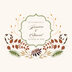 Peaceful Autumn 04 Autumn/Fall Leaves Wedding Programs