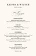 Poem Script Monogram Contemporary and Classic Menus