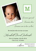 Polaroid Green Birth Announcements