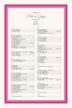 Pretty in Pink Contemporary and Classic Wedding Seating Charts