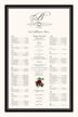 Bickham Monogram 15 Contemporary and Classic Wedding Seating Charts