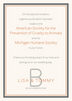 Brownstone Monogram 15 Contemporary and Classic Donation Cards