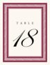 Simple Elegance Contemporary and Classic Table Numbers