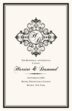 Spiral Swirl Contemporary and Classic Wedding Programs