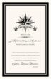 Star Compass Banner Beach and Seashell Wedding Programs