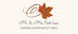 Orange Sugar Maple Swirly Leaf Autumn/Fall Leaves Place Cards