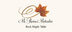 Rock Maple Swirly Leaf Autumn/Fall Leaves Place Cards