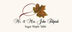 Sugar Maple Twisty Leaf Autumn/Fall Leaves Place Cards