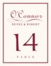 Typo Upright Monogram 28 Contemporary and Classic Table Numbers