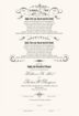 Victorian Flourish Bodini Contemporary and Classic Wedding Certificates