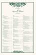 Scott's Garden Contemporary and Classic Wedding Seating Charts