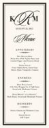 Sloop Monogram Contemporary and Classic Menus