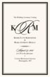 Sloop Monogram Contemporary and Classic Wedding Programs