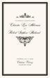 Abbey Cocktail Contemporary and Classic Wedding Programs