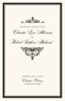 Abbey Cocktail Wedding Programs