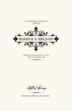 Golden Slipper Vintage Contemporary and Classic Wedding Programs