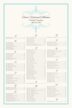 Flourish Monogram 10 Contemporary and Classic Wedding Seating Charts