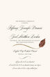 Ironwood Wispy Leaf Autumn/Fall Leaves Wedding Programs