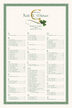 Wispy Shamrock Celtic Wedding Seating Charts