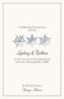 Snowflake Pattern Winter and Holiday Wedding Programs