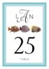 Tropical Fish Pattern Tropical, Freshwater and Saltwater Fish Table Numbers