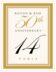 Traditional Frame  Table Numbers