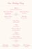 A Kiss Goodnight  Wedding Programs