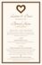 Akoma Adinkra Symbol  Wedding Menus
