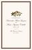 Brown Birds  Wedding Programs