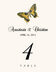 Butterfly Assortment  Table Numbers