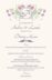 Butterfly Kisses  Wedding Menus