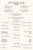 Typo Upright Monogram Full Catholic Mass (12 Pages)  Wedding Programs