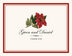 Poinsettia  Thank You Notes