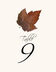 Colorful Leaves Assortment 02  Table Numbers