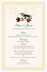 Fall Indy Flourish  Wedding Menus