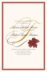 Red Maple Wispy Leaf Flourish  Wedding Programs