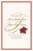 Red Maple Wispy Leaf Flourish  Wedding Programs